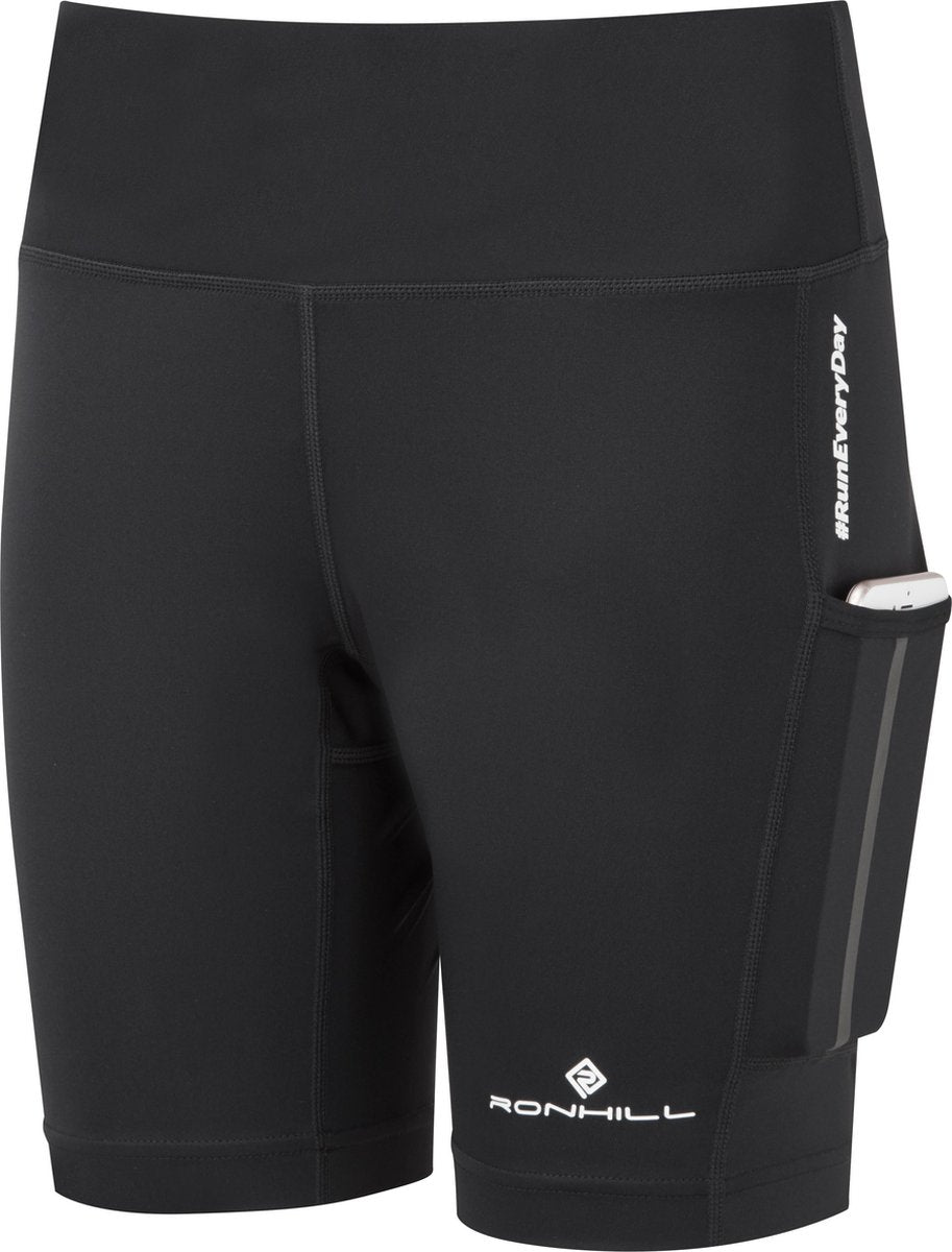 Ronhill - Dames running tech revive stretch short/ korte tight - zwart - maat: XS