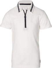 Levv jongens polo t-shirt Mauk White