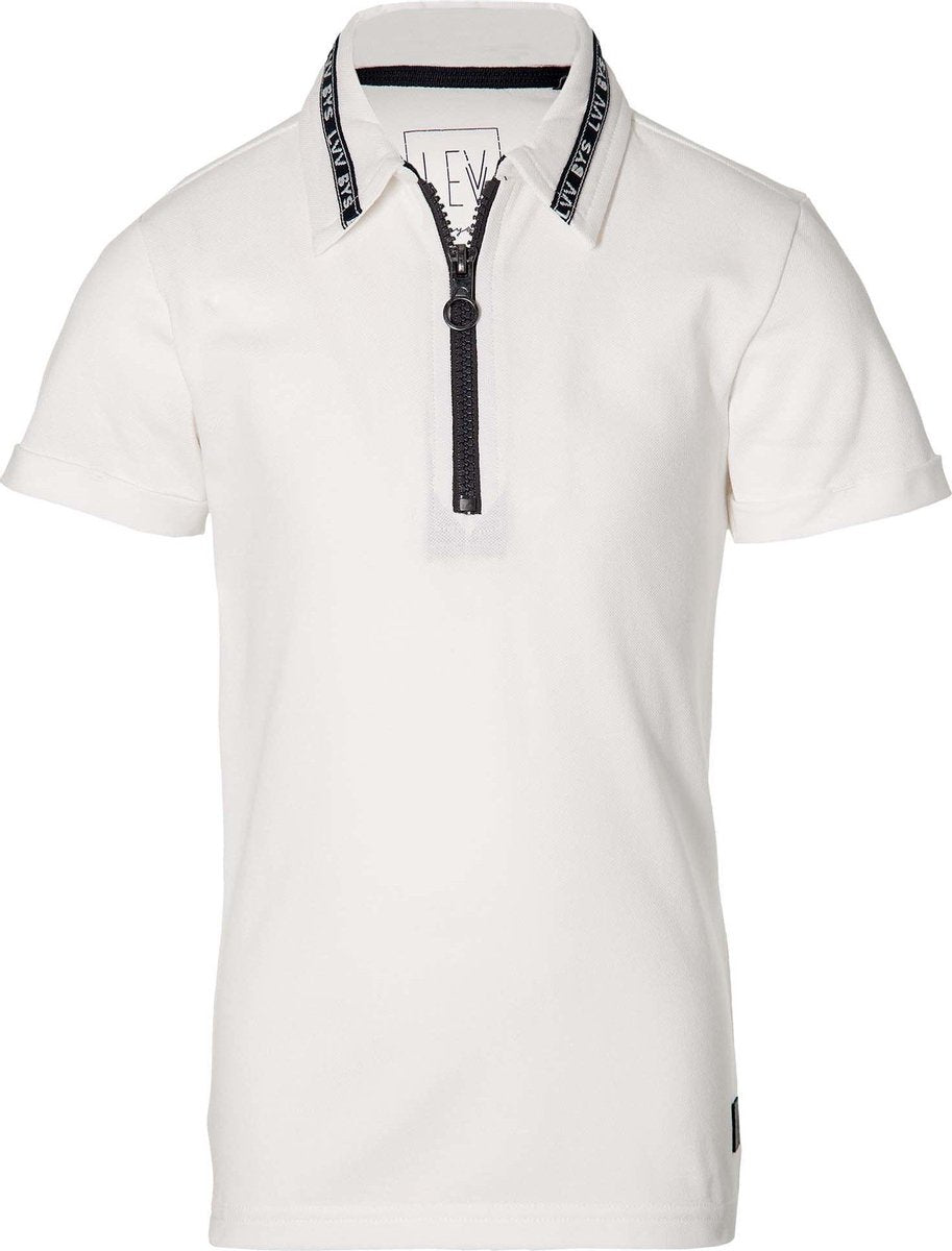 Levv jongens polo t-shirt Mauk White