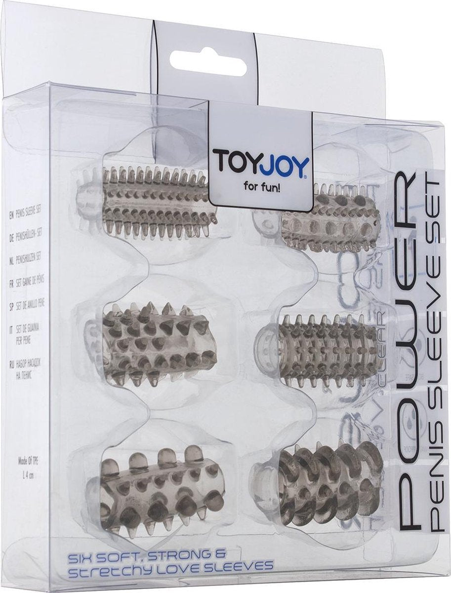 ToyJoy Power Penis Sleeve Set - Zwart