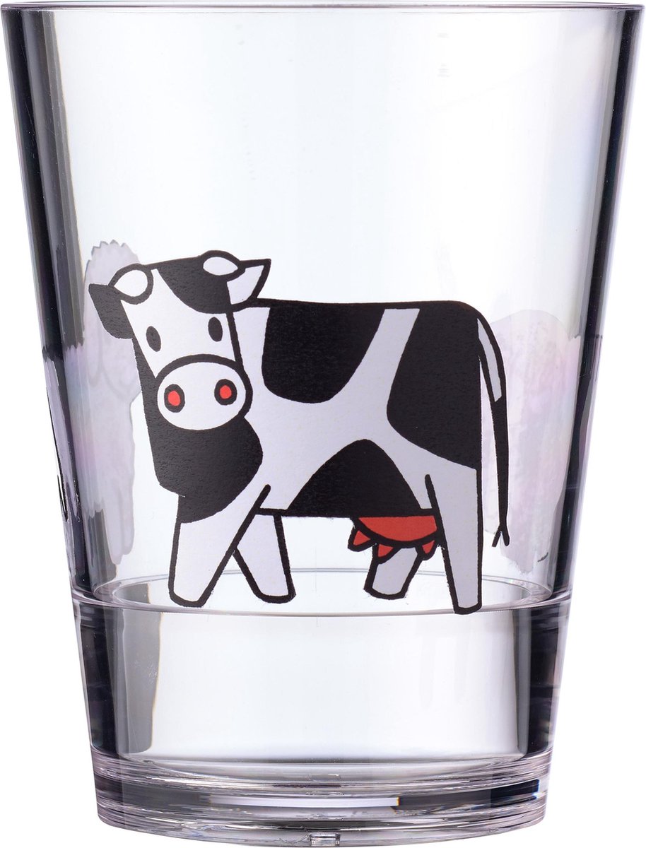 Mepal kinderglas 250 ml - boerderij blauw