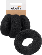 Ebelin Haarbandje Zwart (3 Stuks)