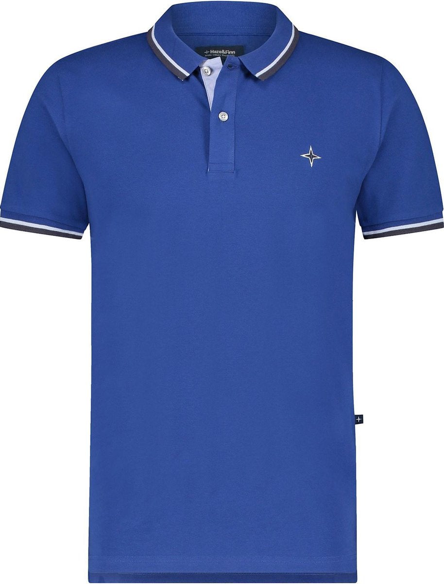 Haze&Finn Polo Korte Mouw Monaco Blue (MC15-0300 - MonacoBlue)