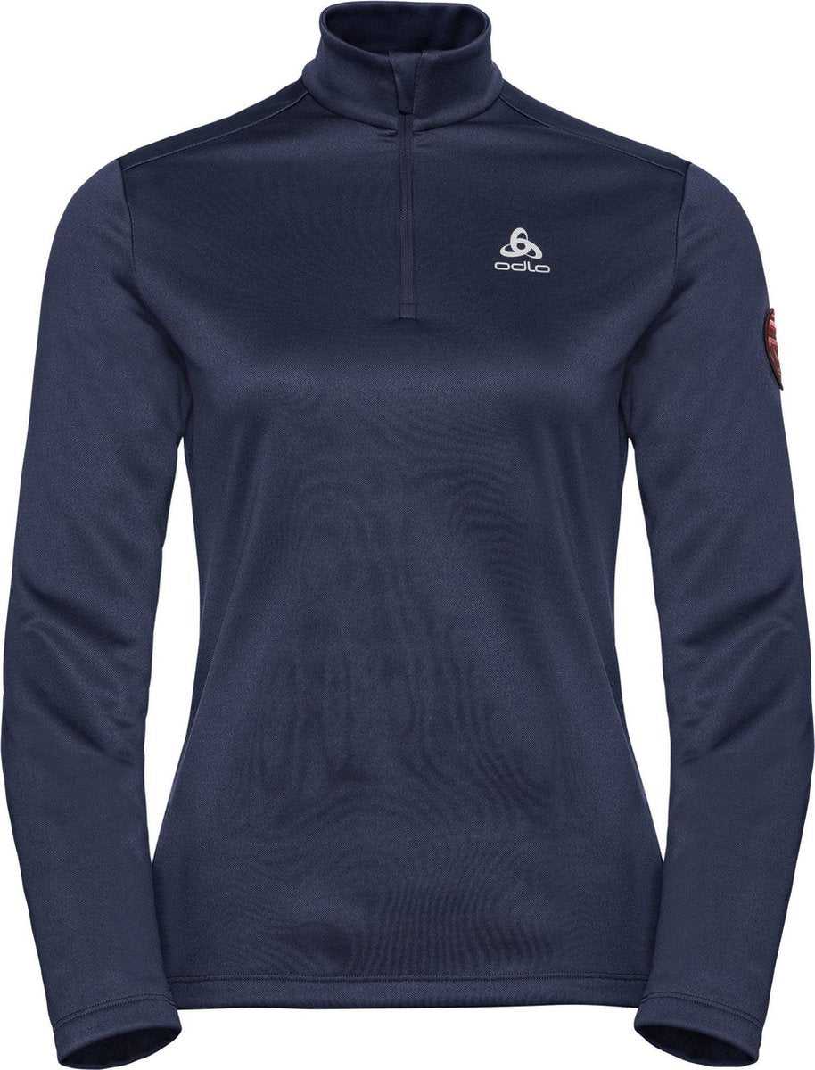 Odlo Midlayer 1/2 Zip Pillon Dames  - Diving Navy - Maat L