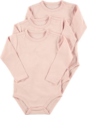 Zeeman romper biologisch katoen - maat 86/92 - roze - 3 stuks