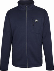 Gill Knit Fleece Jack Heren Navy