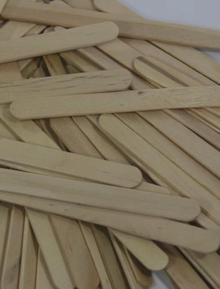 CraftEmotions Knutselhoutjes +/- 1000st   11.4 centimeter x 1 centimeter
