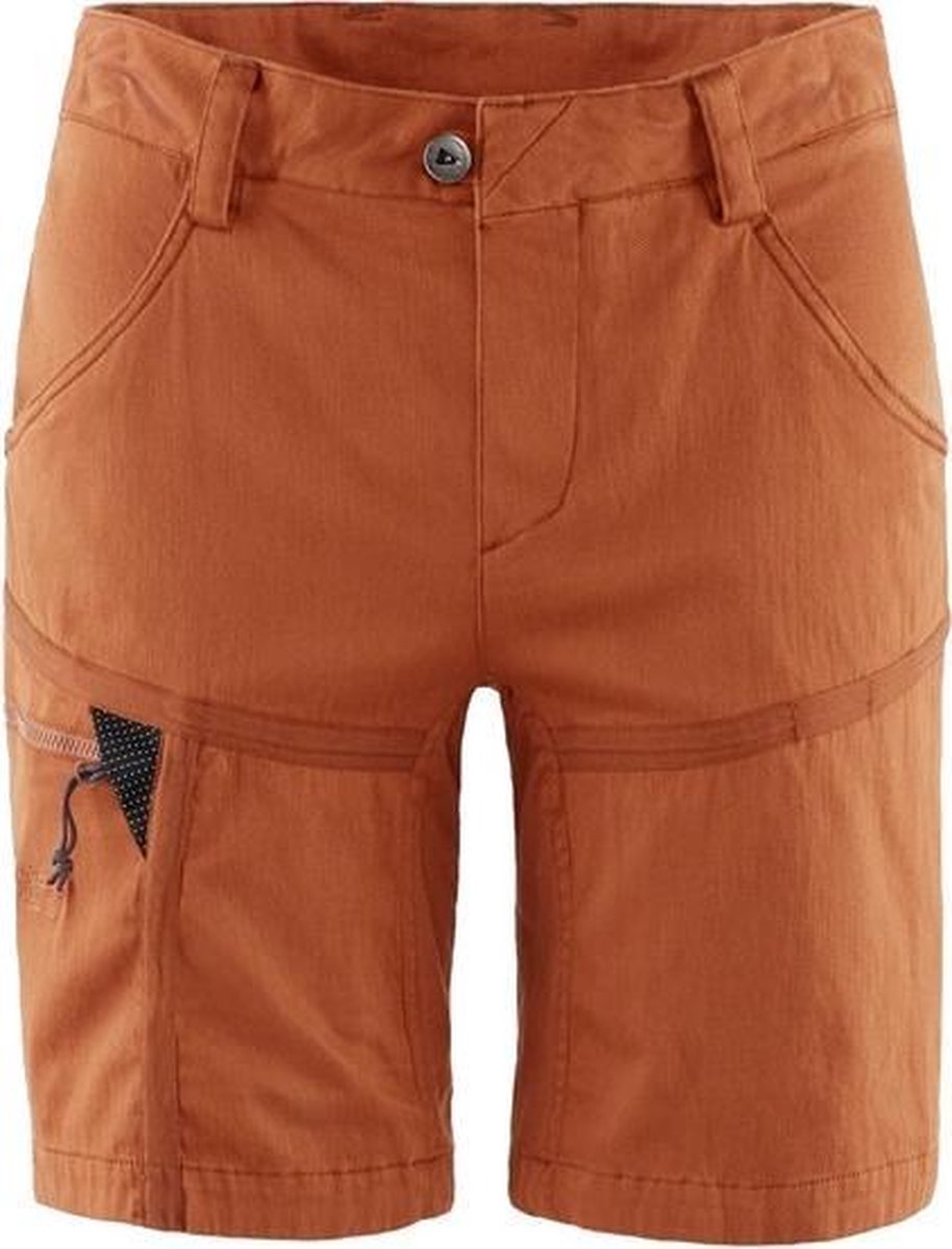 Klättermusen Outdoorbroek Gefjon Dames Katoen Roestbruin Mt L
