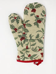 Ovenwant - luxe gobelinstof - Christmas Berries - All over - Kerst
