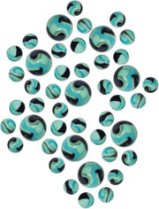 Vlinder kleintjes kinder speelgoed knikkers 63x stuks  - buitenspeelgoed - knikkeren