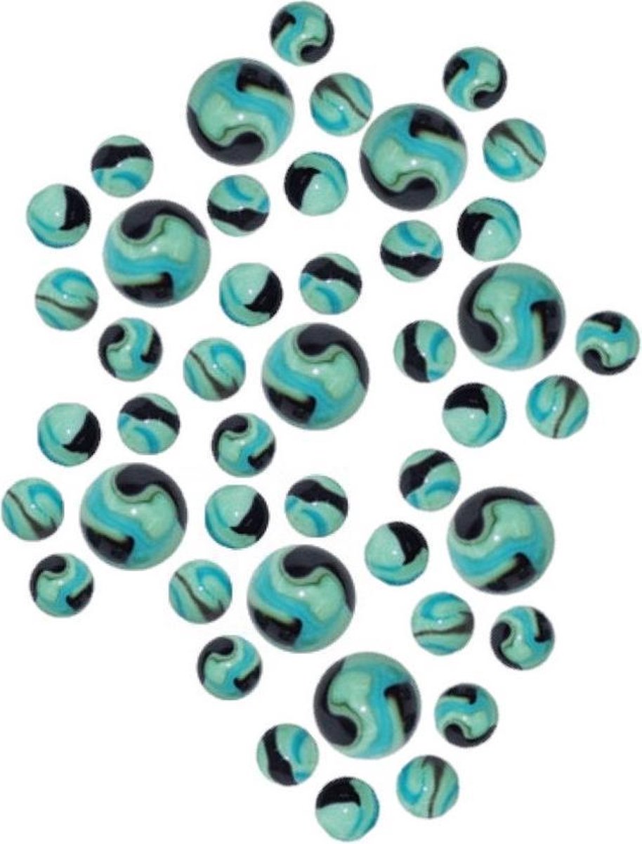 Vlinder kleintjes kinder speelgoed knikkers 63x stuks  - buitenspeelgoed - knikkeren