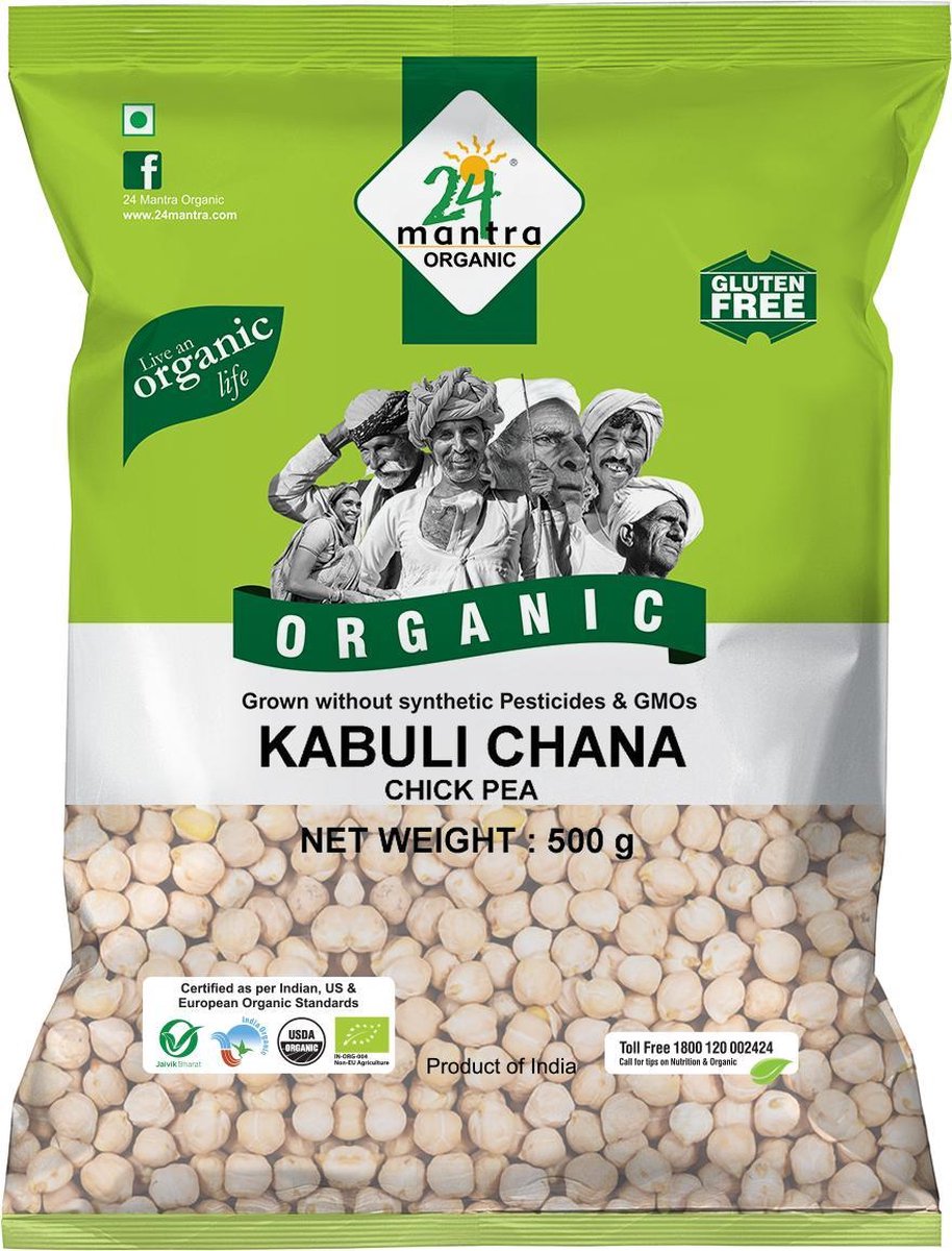 24Mantra Biologische Kikkererwten (Kabuli Chana)