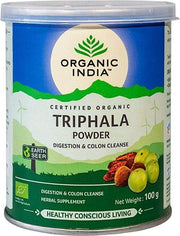 Organic India Triphala powder biologisch 100 g can