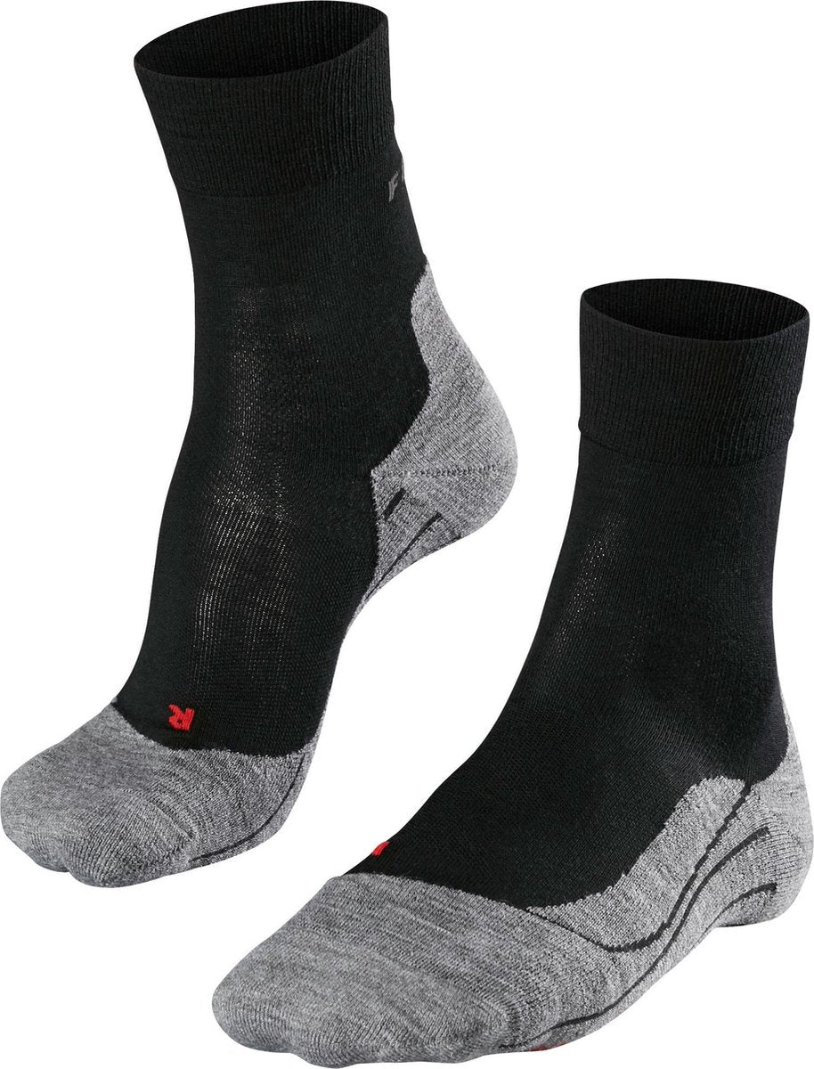 FALKE RU4 Wool Hardloopsok Dames 16397 - Grijs - 35-36