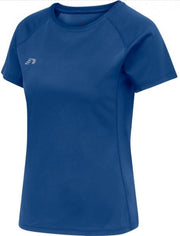 Newline Core Running Shirt Dames - blauw - maat M
