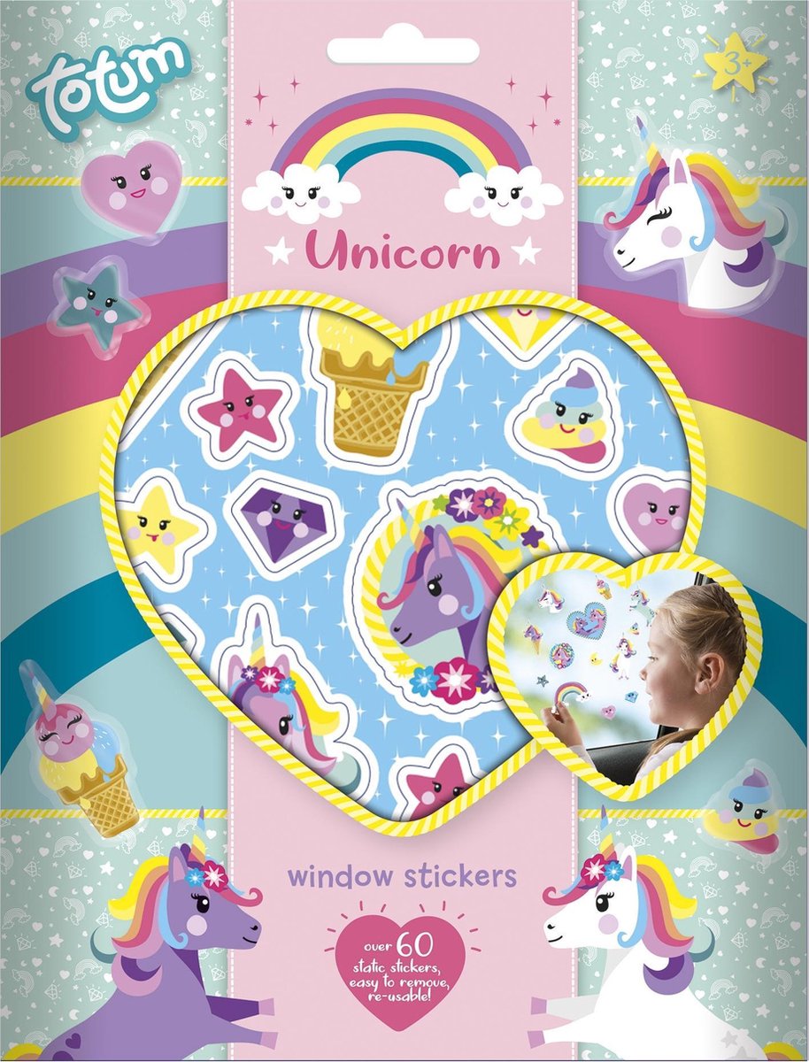 Totum Eenhoorn Raamstickers
