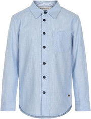 Minymo - jongens overhemd - blauw - Maat 104
