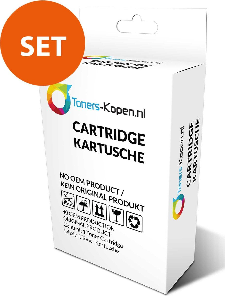 16x huismerk inkt cartridge  voor Epson T0540-T0544 + T0547-T0549 Toners-kopen_nl