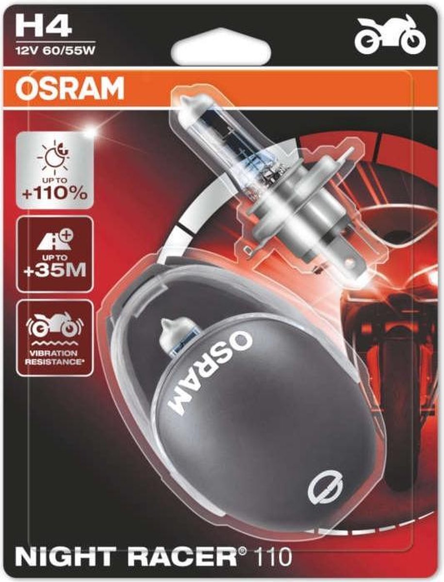 Osram Night Racer 110 H4 64193NR1-02B set