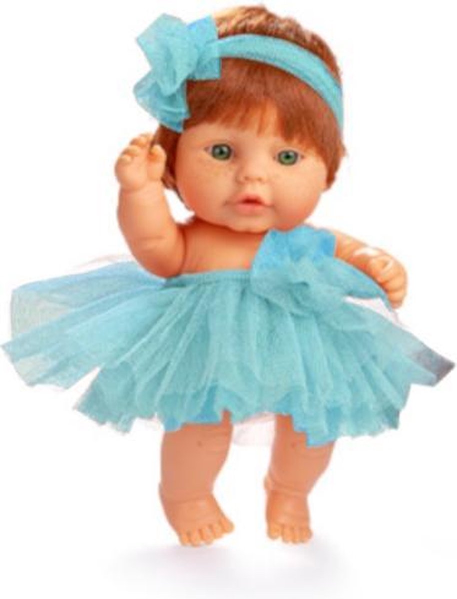 Berjuan Babypop 22 Cm Meisjes Vinyl/textiel Rood/turquoise