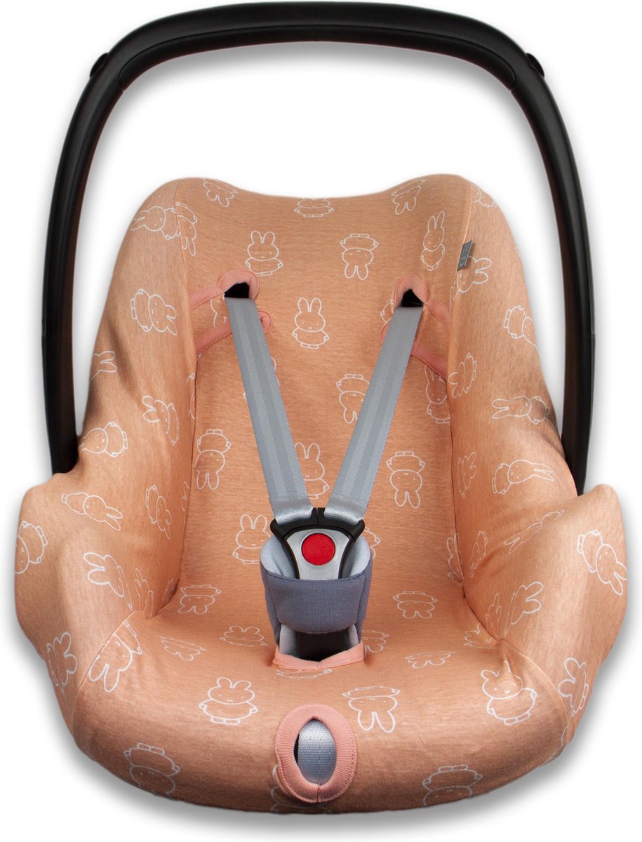 AUTOSTOELHOES 0+ NIJNTJE SMILE | DARK PEACH | INTERLOCK
