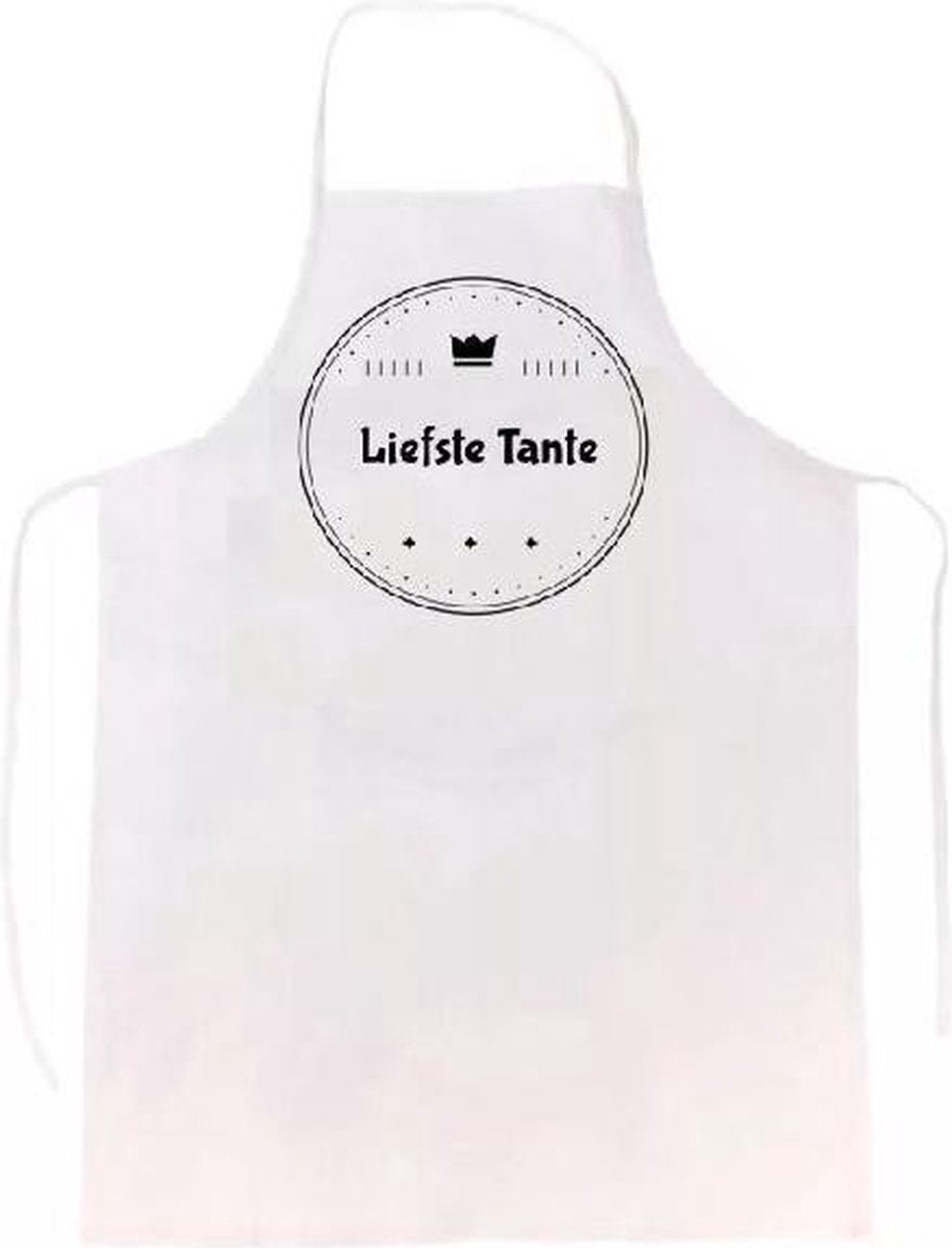 Liefste tante keukenschort |verassing - feestdag - verjaardag - geschenk - gift - kado - cadeau - barbeque - barbecue - chefkok - keuken - schort - eten - bbq - vlees - familie