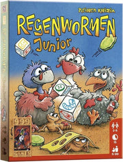 Regenwormen junior dobbelspel spel - party game spelletjes – gezelschapspellen kinderen - gezelschapspelen familie - cadeautjes voor meisjes jongens – dobbelspellen - spel kinderen - verjaardag cadeau meisje jongen kind 6 - 7 - 8 - 9 - 10 jaar