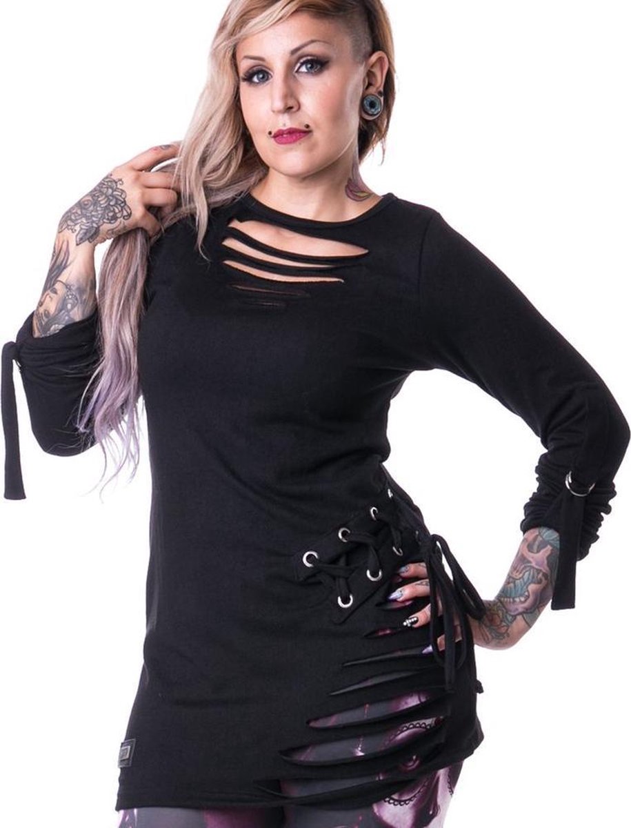 Vixxsin Lange top -S- MIST Zwart