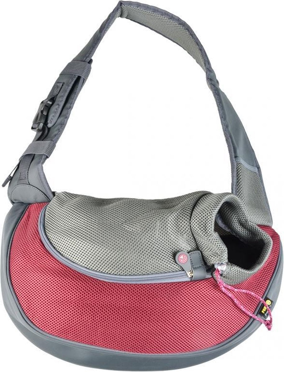 Ebi Draagzak sarah crazy paws nylon Bordeaux S - 25x15