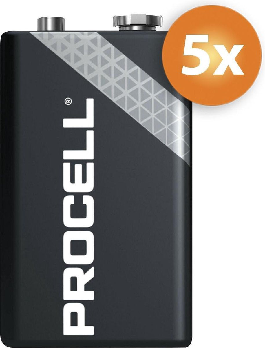 Procell 9V Alkaline - 5 Stuks -