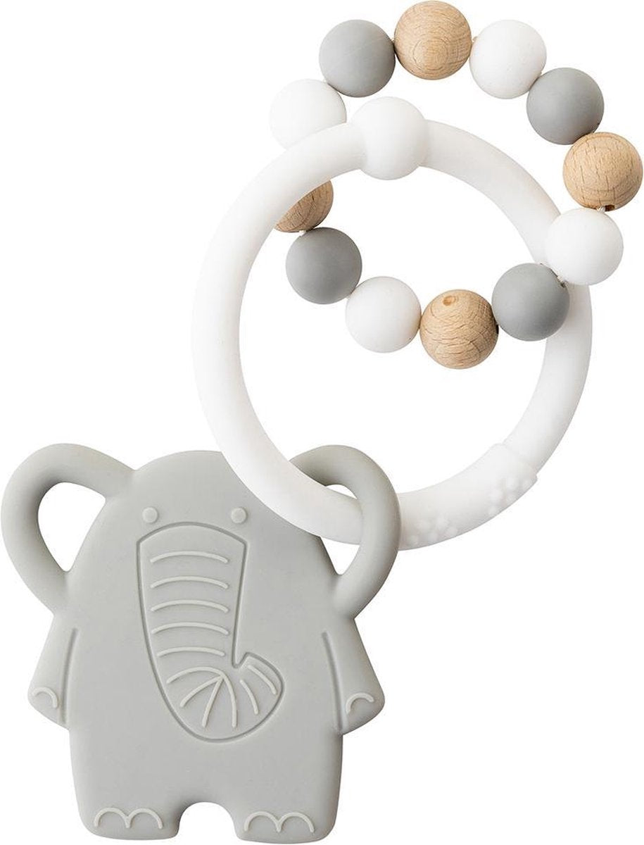 Nattou - Lapidou Teething Toys - Grey/White