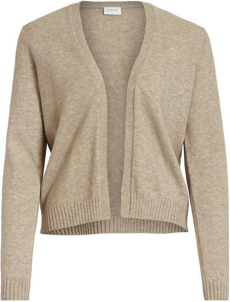Viril Short L/s Knit Cardigan-noos 14060800 Natural Melange