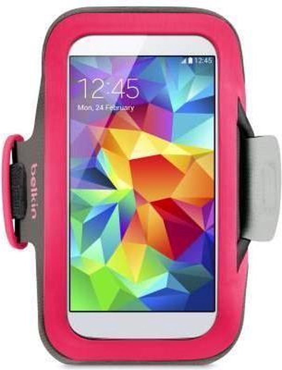 Belkin SlimFit Sportarmband voor Samsung Galaxy S5 - Roze