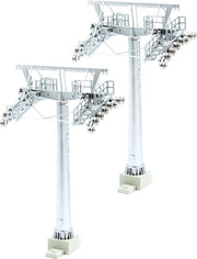 Jaegerndorfer - Kabelb.masten 12 cm. H0 1:87 - modelbouwsets