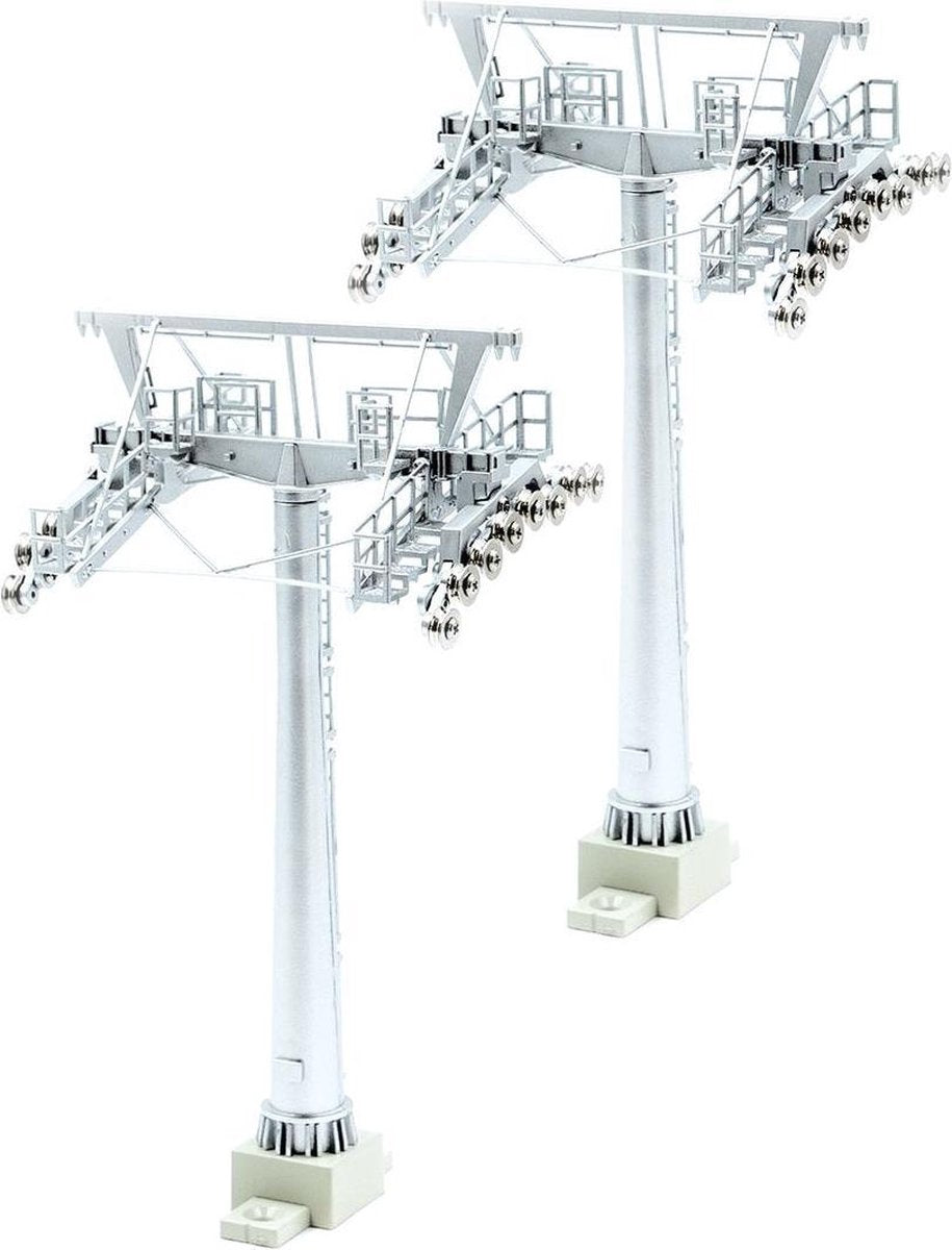 Jaegerndorfer - Kabelb.masten 12 cm. H0 1:87 - modelbouwsets