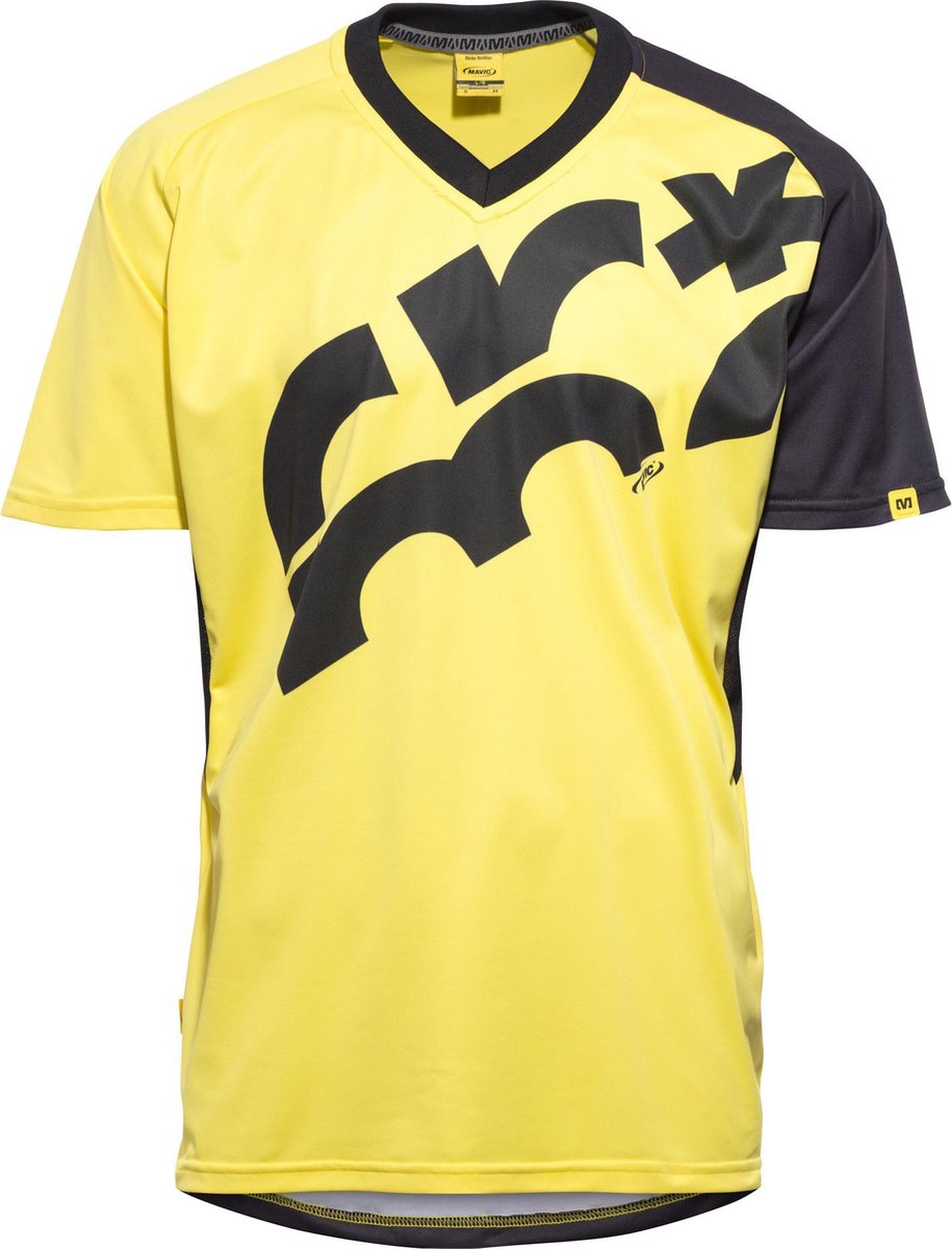 Mavic CrossMax Fietsshirt Korte Mouwen Heren - Geel - Maat S