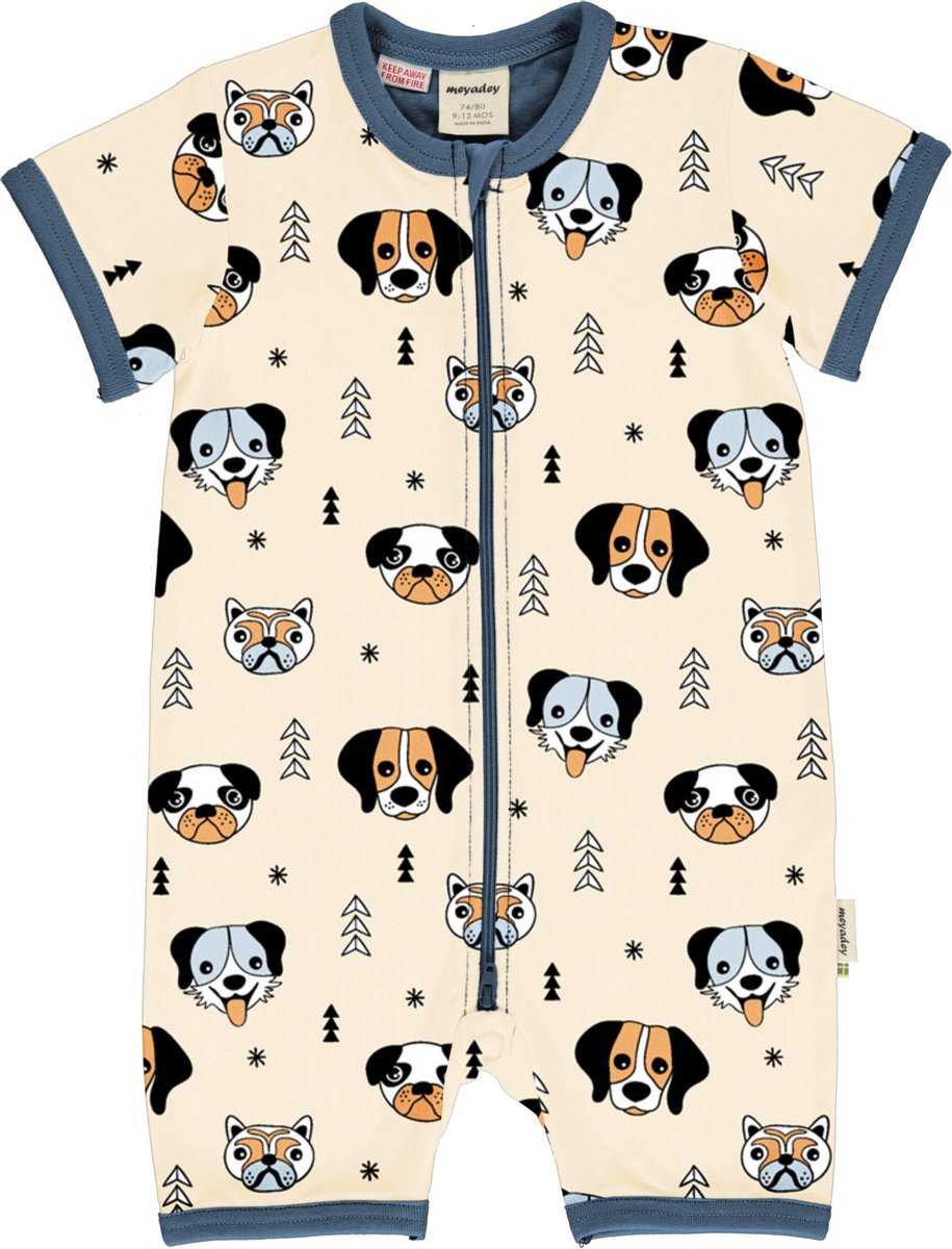 Rompersuit SS HAPPY DOGS 86/92