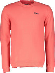 No Excess Pullover - Slim Fit - Oranje - 3XL Grote Maten