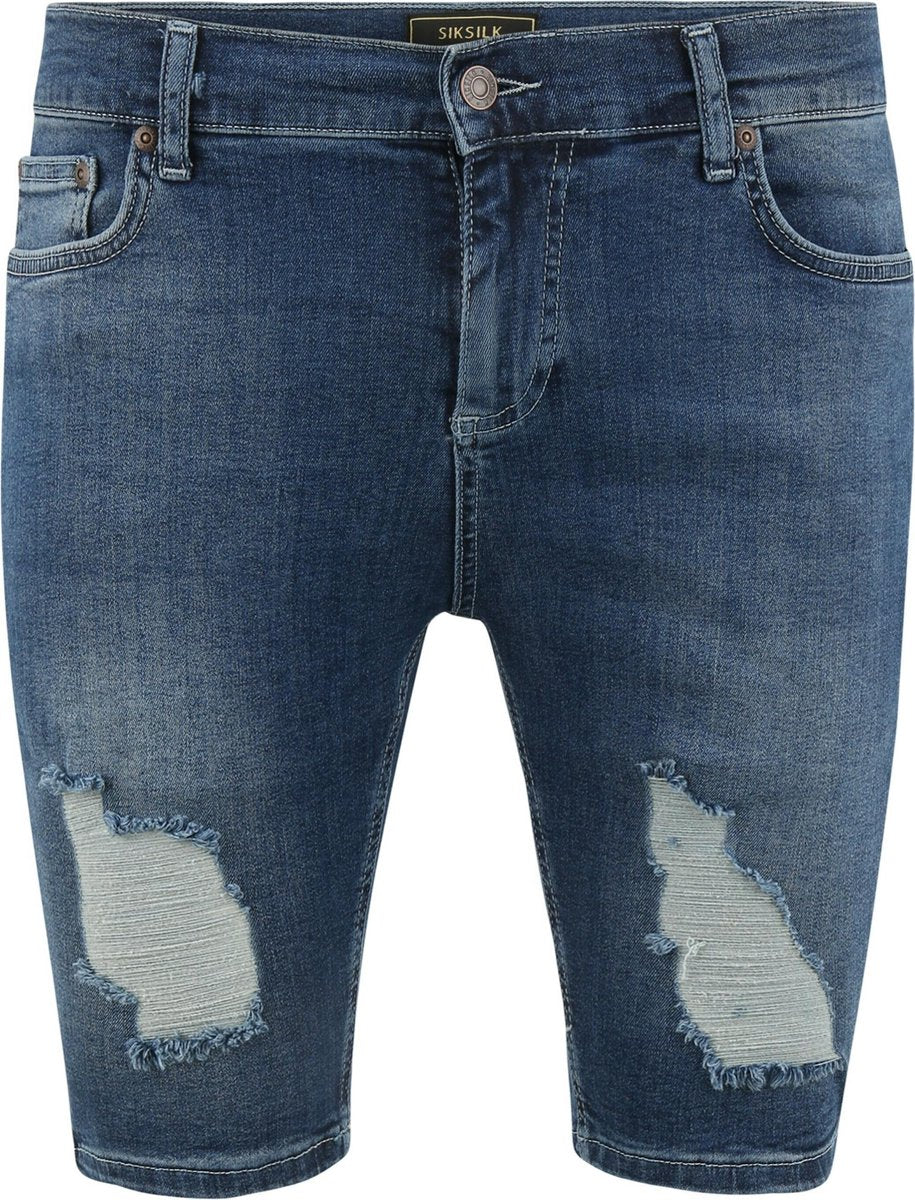 Siksilk jeans Donkerblauw-M (33)