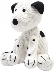 Naturezoo Knuffeldier Hond Xl Gehaakt 40 Cm Wit