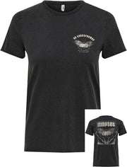 Onllucy Life Reg S/s Butterfly Top 15235743 Black/mindset