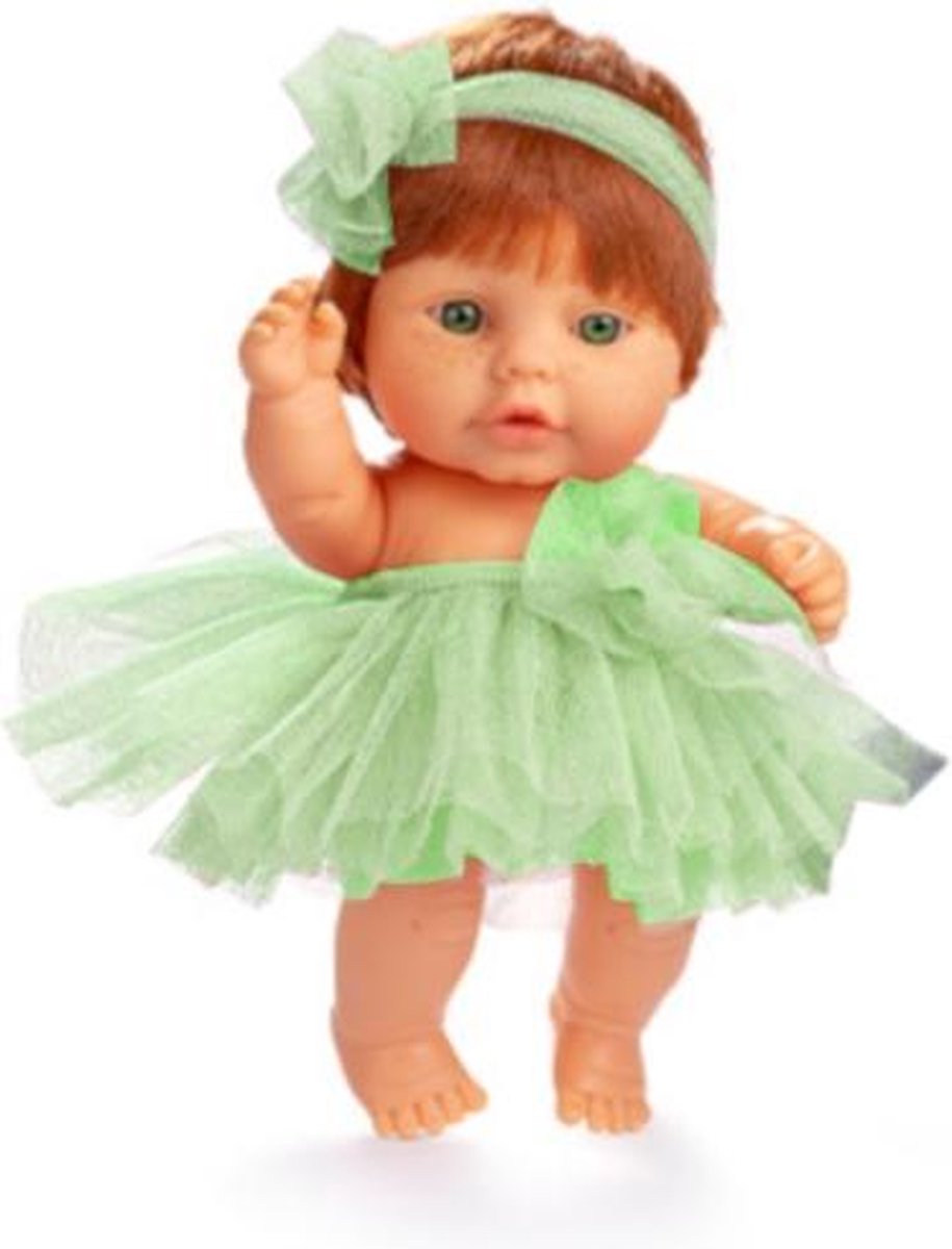 Berjuan Babypop 22 Cm Meisjes Vinyl/textiel Rood/mint