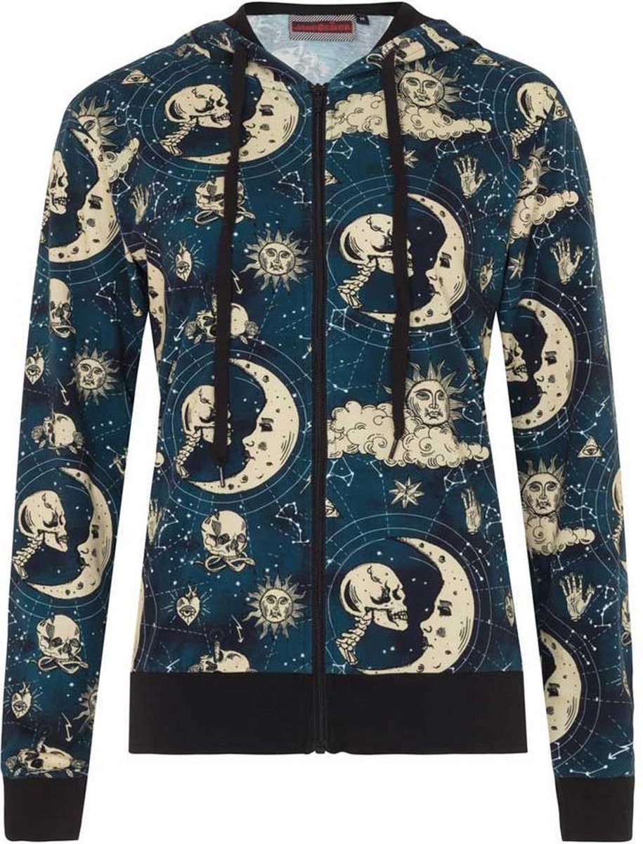 Jawbreaker Vest met capuchon -S- Moonstone Ster en maan Blauw