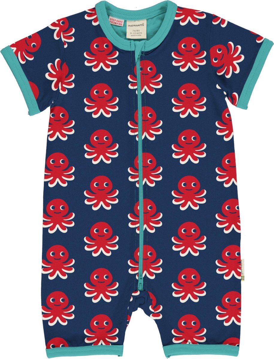 Rompersuit SS OCTOPUS 74/80