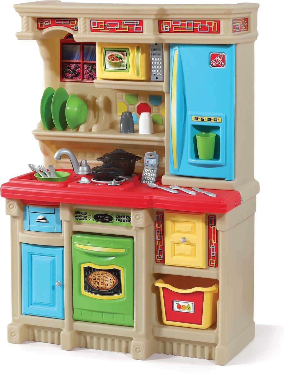 Step2 LifeStyle Custom Speelkeuken - Elektronisch fornuis - Incl. 20-delige accessoire-set