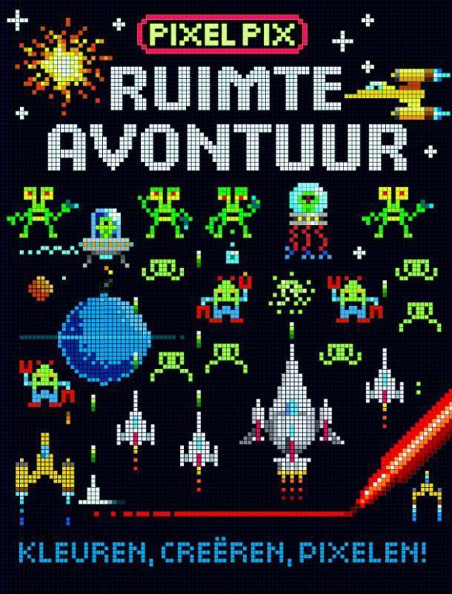 Kinderboeken Icob Ruimte - Pixel Pix: Ruimteavontuur. 6+