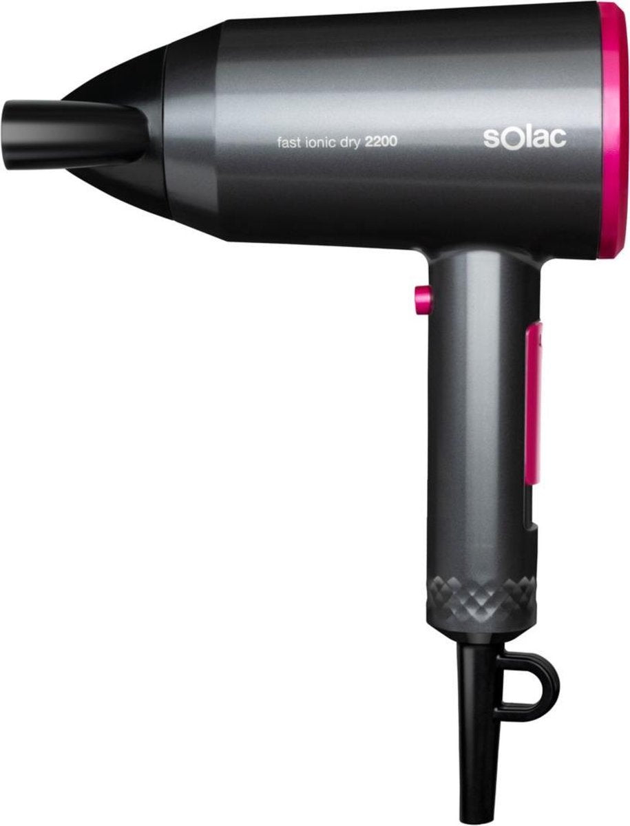 Solac Fast Ionic Dry 2200 1800 W Fuchsia