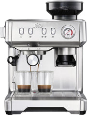 Solis Grind & Infuse Compact 1018 Espressomachine - RVS Pistonmachine