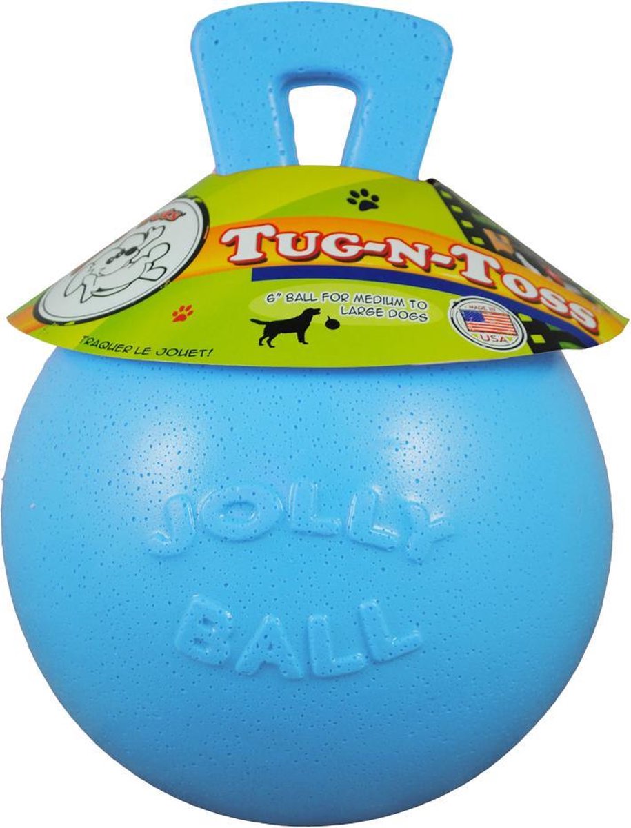 Jolly Ball Tug-n-Toss - Large (8) 20 cm. baby blauw