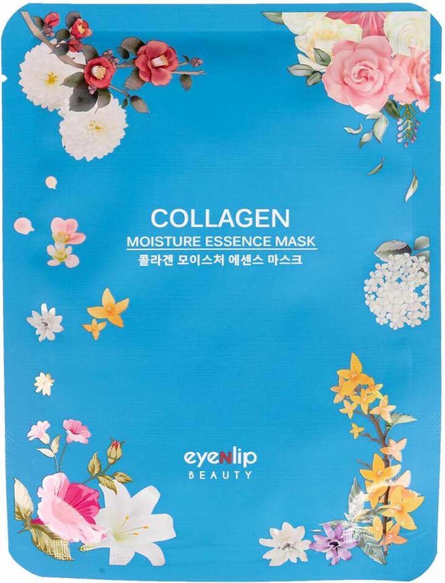 Eyenlip moisture essence sheet masker collageen voordeelverpakking 5 stuks